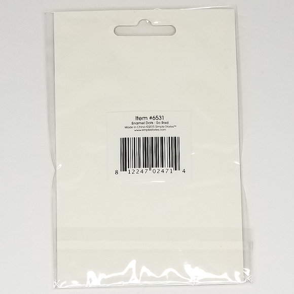 Simple Stories NEW! So Rad Brads & Enamel Dots Craft/Scrapbook Supplies - Picture 5 of 5